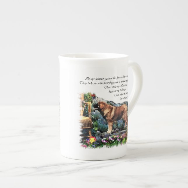 Leonberger Art Gifts Bone China Mug (Front Right)
