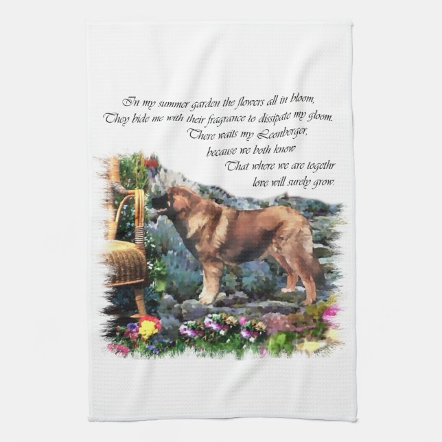 Leonberger Art Gifts Kitchen Towel (Vertical)