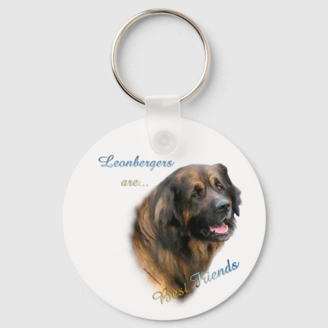 Leonberger Best Friend Keychain (Front)
