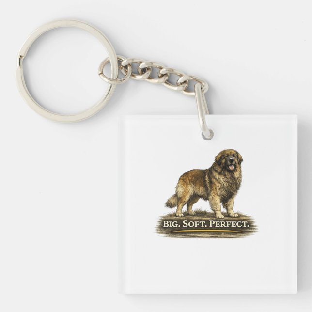 Leonberger – Big Soft Perfect Keychain (Front)
