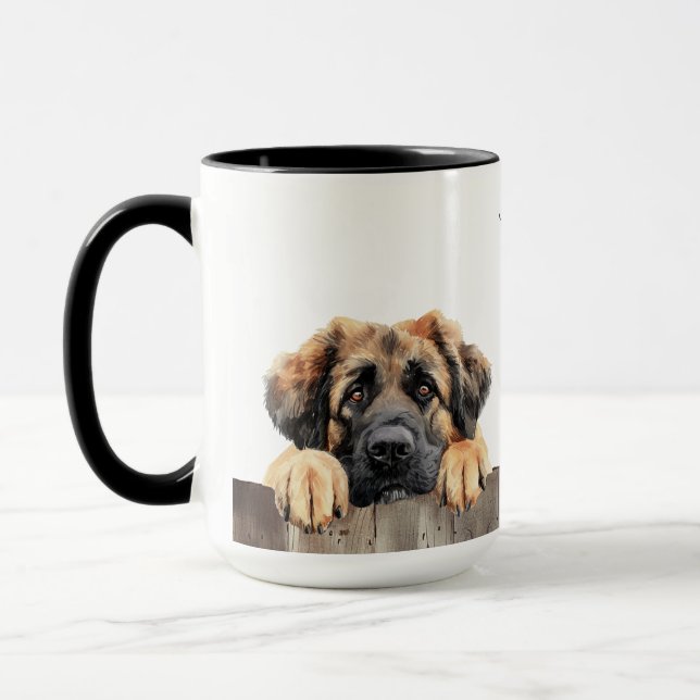 Leonberger Chien Mug (Gauche)
