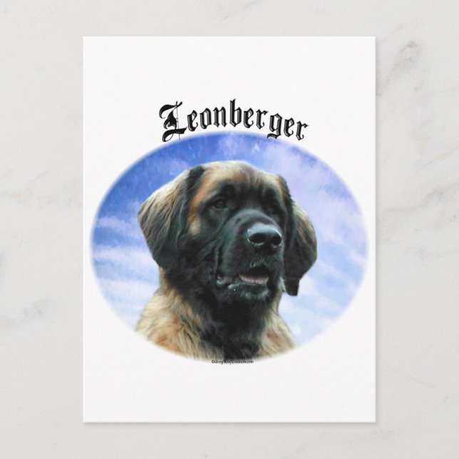 Leonberger Clouds Postcard (Front)
