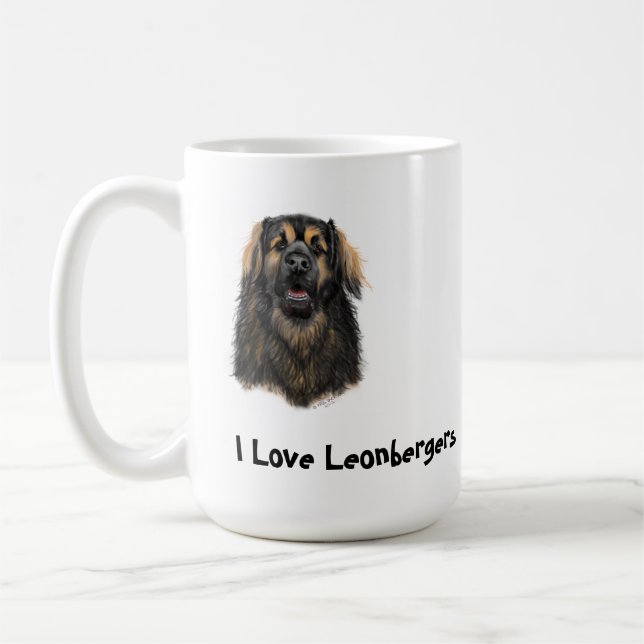 Leonberger Coffee Mg Mug (Left)
