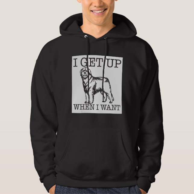Leonberger  dog   1 hoodie (Front)