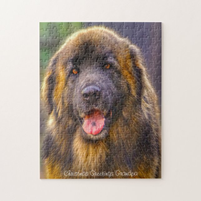 Leonberger Dog. Jigsaw Puzzle (Vertical)