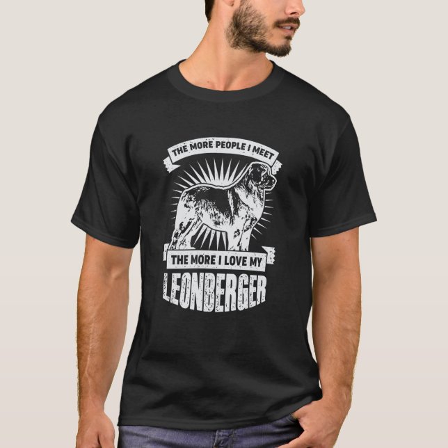 Leonberger Dog T-Shirt (Front)