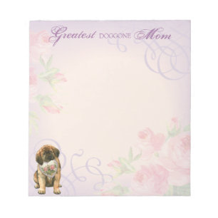 Leonberger Heart Mom Notepad