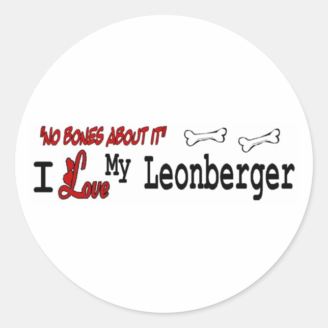 Leonberger (I Love) Sticker (Front)
