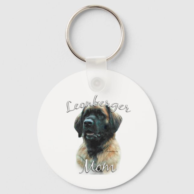Leonberger Mom 2 Keychain (Front)