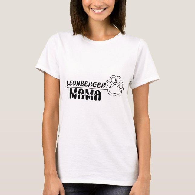 Leonberger Mom, leonberger Lover, Dog Lover T-Shirt (Front)