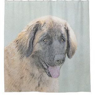 Leonberger Painting - Cute Original Dog Art