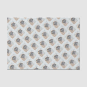 Leonberger Painting - Cute Original Dog Art Tissue Paper
