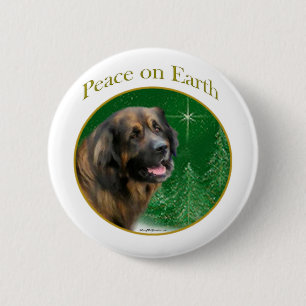 Leonberger Peace 2 Inch Round Button