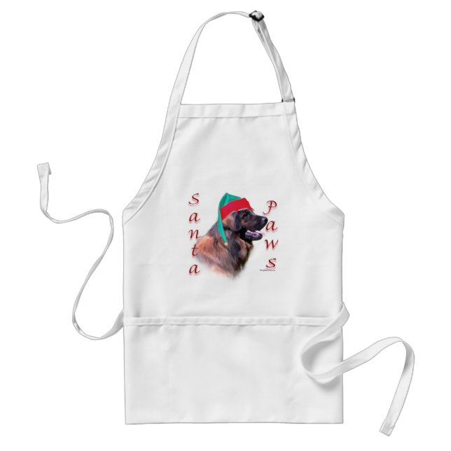Leonberger Santa Paws Standard Apron (Front)