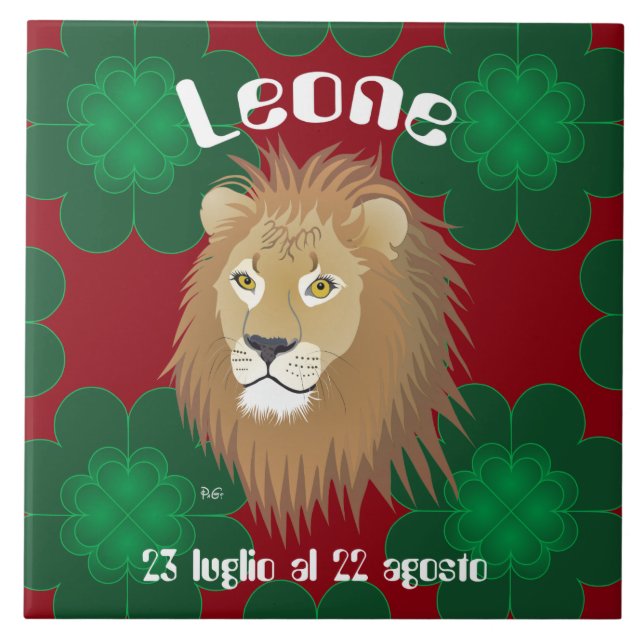 Leone 23 luglio al 22 agosto Tile (Front)