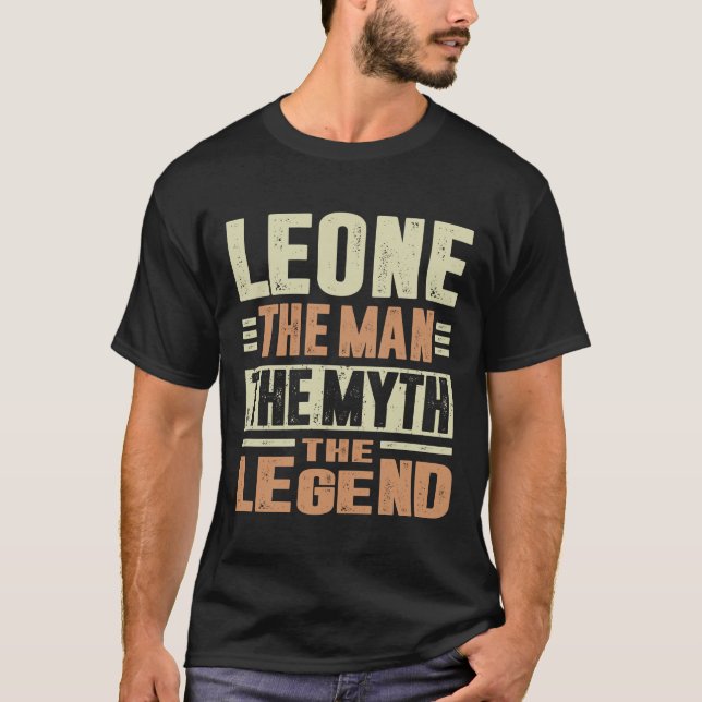 Leone The Man The Myth T-Shirt (Front)