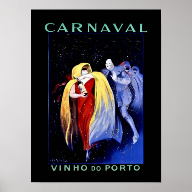 Leonetto Cappiello Art Deco Poster "Carnaval" (Front)
