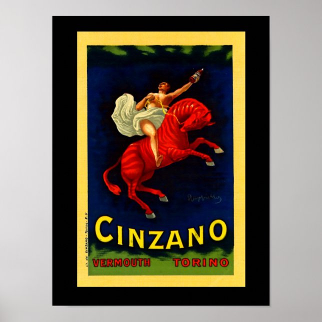 Leonetto Cappiello Art Deco Poster Italian Liqueur (Front)