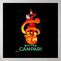 Leonetto Cappiello Bitter Orange Liqueur Poster
