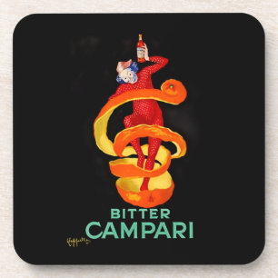 Leonetto Cappiello Bitter Orange Liqueur Poster Coaster