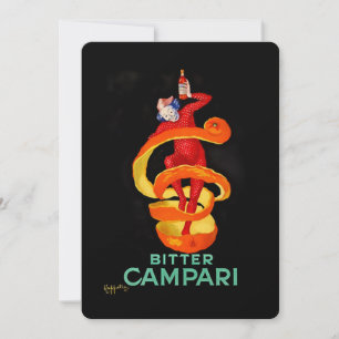 Leonetto Cappiello Bitter Orange Liqueur Poster Invitation
