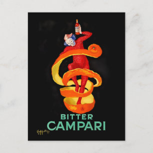 Leonetto Cappiello Bitter Orange Liqueur Poster Postcard