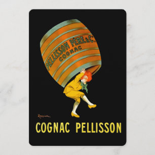 Leonetto Cappiello Cognac Pelisson Advertising Invitation