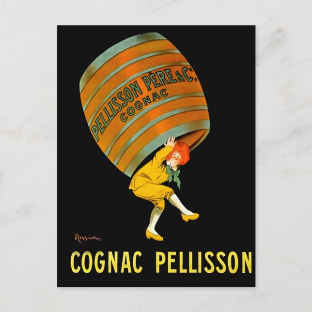 Leonetto Cappiello Cognac Pelisson Advertising Postcard (Front)