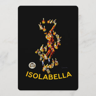 Leonetto Cappiello Isolabella Liqueur Advertising Invitation