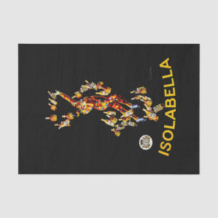 Leonetto Cappiello Isolabella Liqueur Advertising Tissue Paper