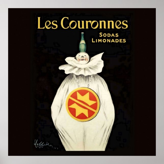 Leonetto Cappiello’s Crowns Soda Poster (Front)