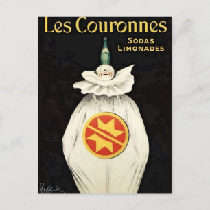 Leonetto Cappiello’s Crowns Soda Poster Postcard