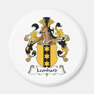 Leonhard Family Crest Magnet