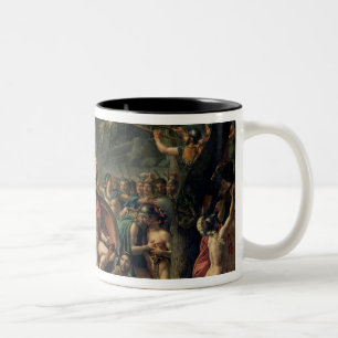 Leonidas at Thermopylae, 480 BC, 1814 Two-Tone Coffee Mug