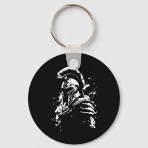 Leonidas Spartan Helmet Gym Sparta Workout Greek W Keychain