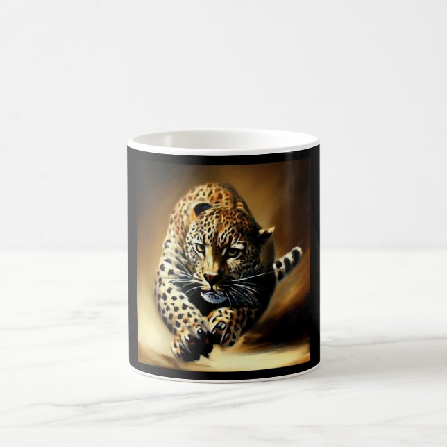 Leopard (13) Wild Cat  Coffee Mug (Center)