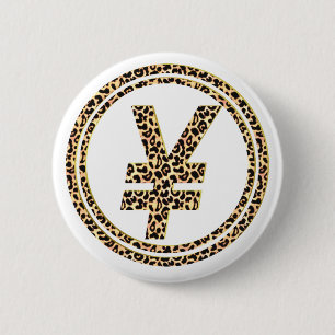 Leopard ¥ 2 inch round button