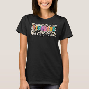 Leopard 5th Grade Teacher Appreciation Back To Sch T-Shirt