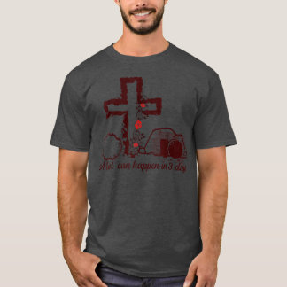 Leopard A Lot Can Happen In 3 Days  Easter Christi T-Shirt