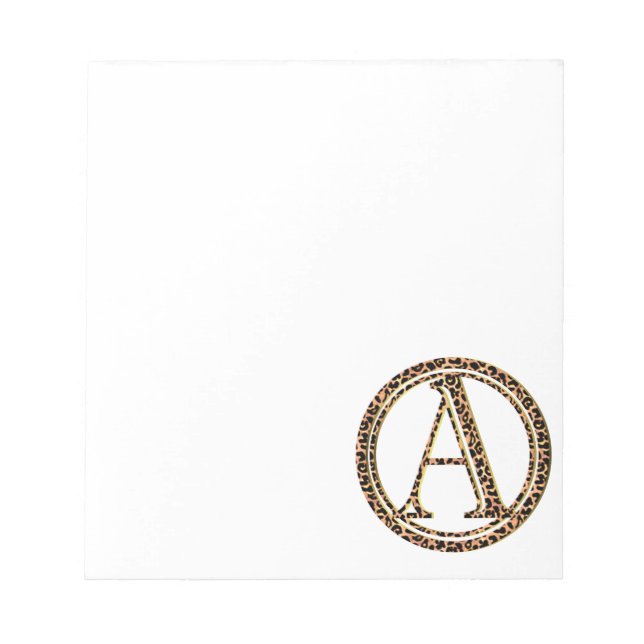 leopard A Notepad (Front)