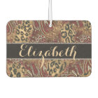 Leopard and Paisley Pattern Print to Personalize