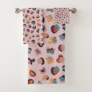 Leopard Animal  Bath Towel Set