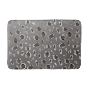 Leopard Animal Print Glam #6 Bath Mat