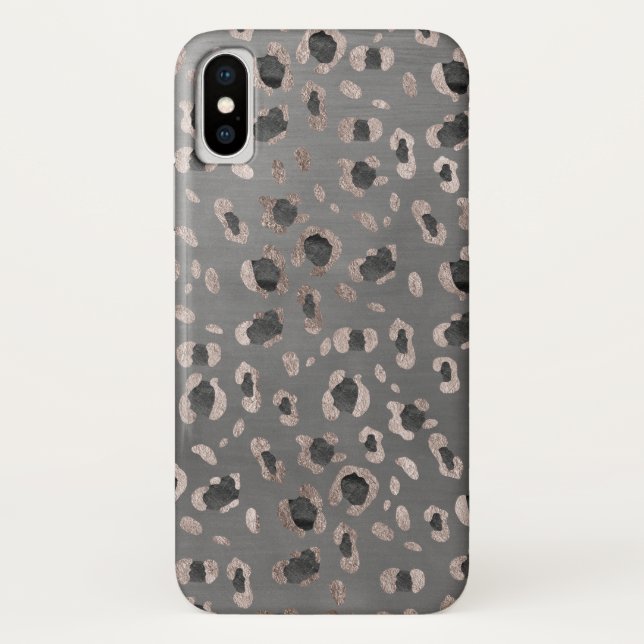 Leopard Animal Print Glam #6 Case-Mate iPhone Case (Back)