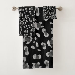 Leopard Animal Print Glam #8 #pattern #decor #art  Bath Towel Set