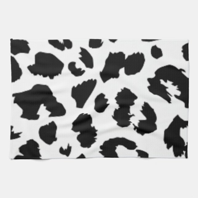 LEOPARD ANIMAL PRINT KITCHEN TOWEL (Horizontal)