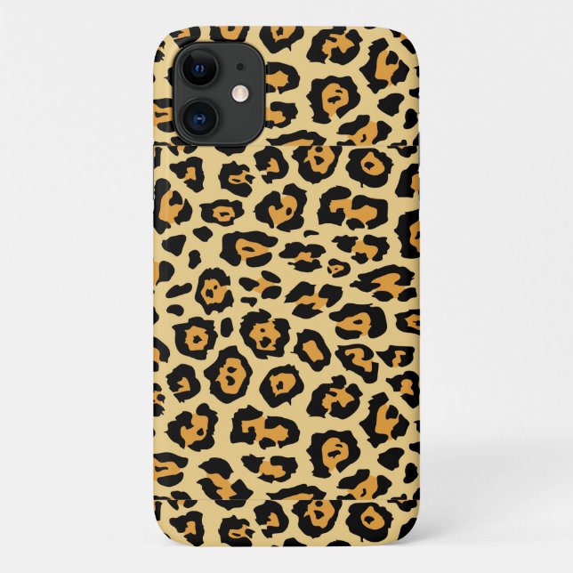 Leopard Animal Print Pattern Case-Mate iPhone Case (Back)