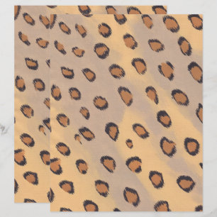 Leopard Animal Print Scrapbook Paper