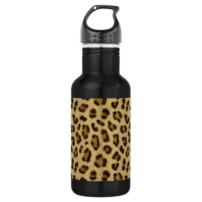 Leopard Animal Print Skin Pattern 532 Ml Water Bottle (Front)
