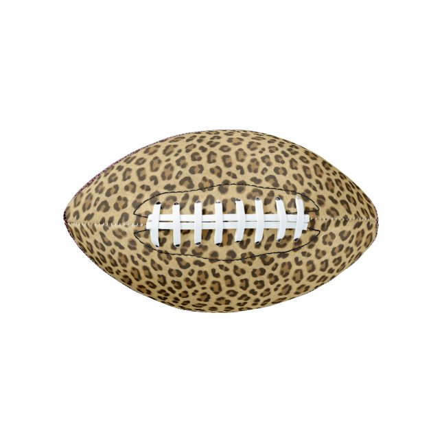 Leopard Animal Print Skin Pattern Football (Front)